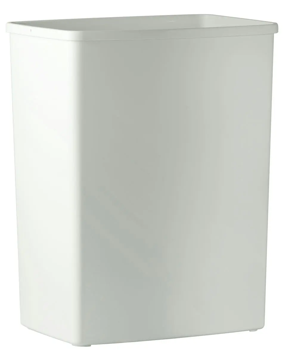 Image of CESTINO CON SUPPORTO A MURO LT 43 BIANCO