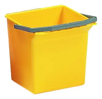 SECCHIO GIALLO IN MOPLEN 6 LT