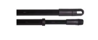 MANICO TELESCOPICO LIGHT NERO CON ATTACCO DIN 75-133CM