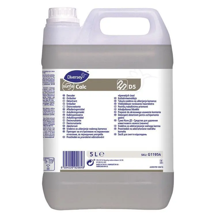 Kalkreiniger Suma Calc D5 für Küchengeräte und Spülmaschinen, Kanister à 10 Liter