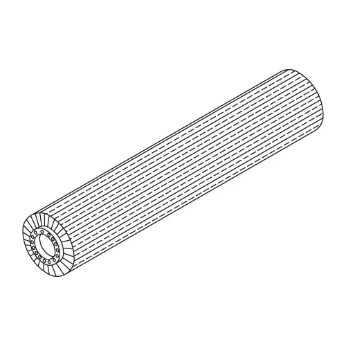 LW 30-38 eco FORCE – No. 8h – POLISHING ROLLER LW38 WHITE