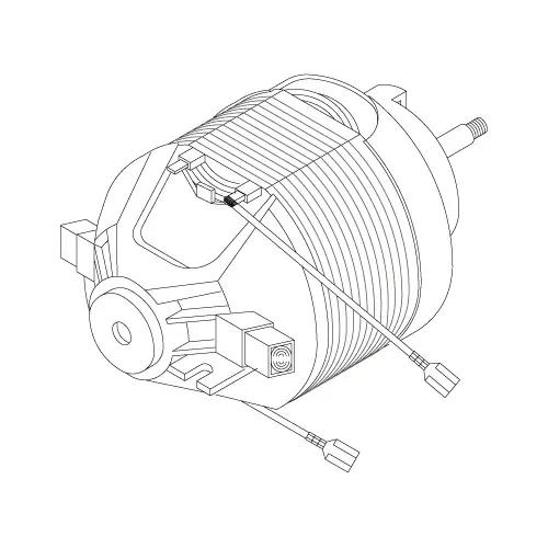 POWER BRUSH 380-450-500 RX – No. 27d – BRUSH MOTOR 240V