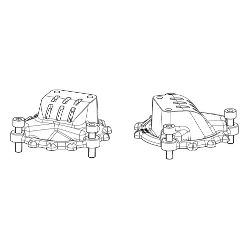 LW52 Flexy Hybrid – GEARBOX SUPPORT KIT (2 pcs) – SPARE PART No. 108
