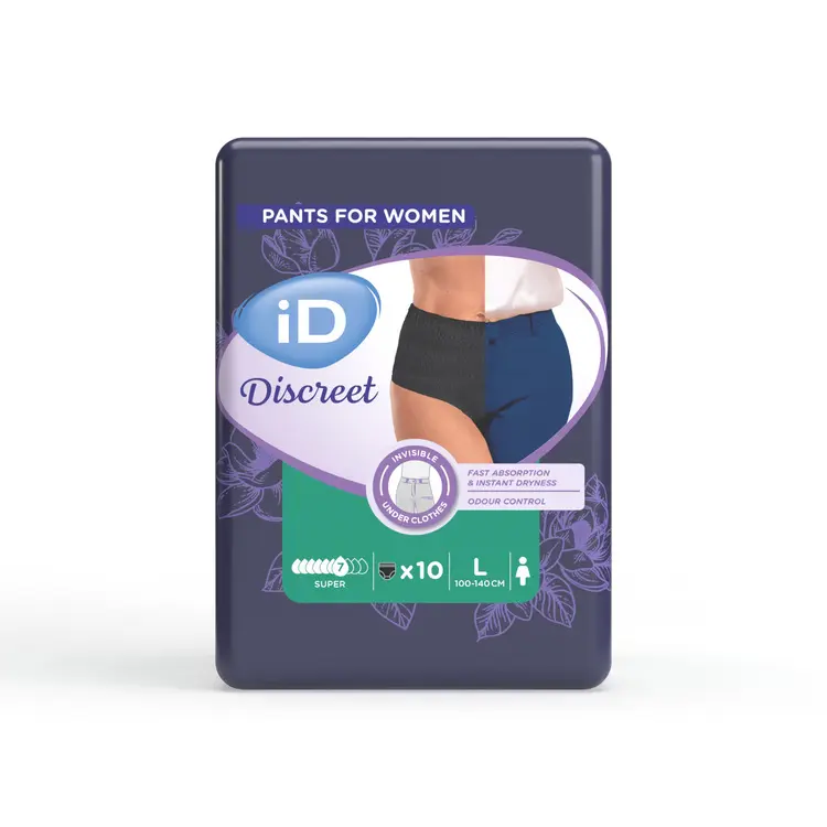 iD Discreet Pants Super schwarz