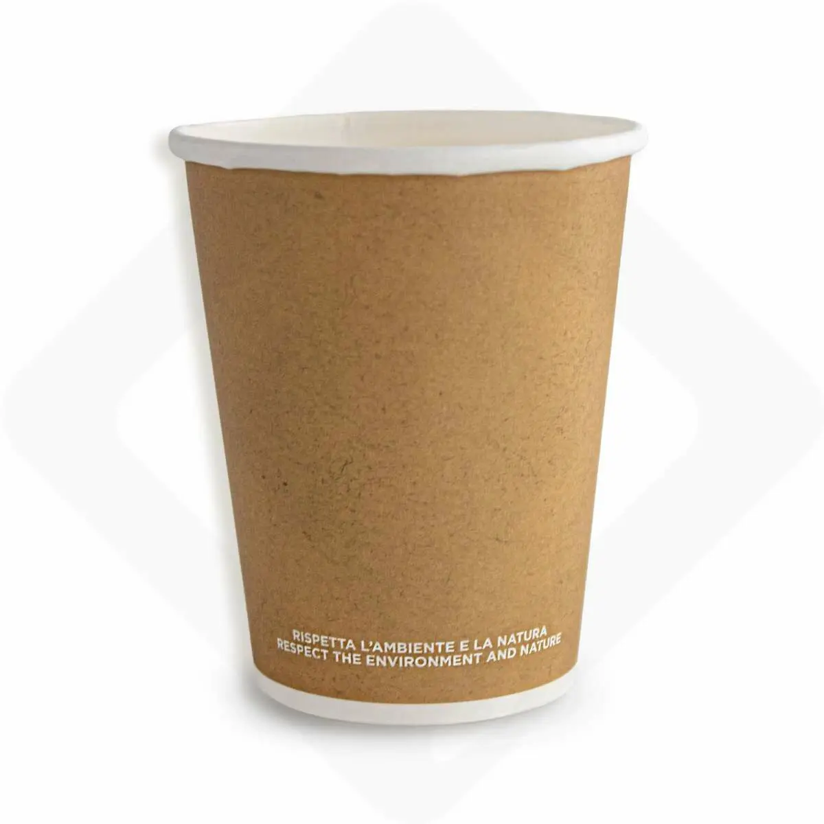 65 - Bicchiere 9oz Bioplat® Avana PLA 300 ml, monoconfezionato - Conf. 500pz