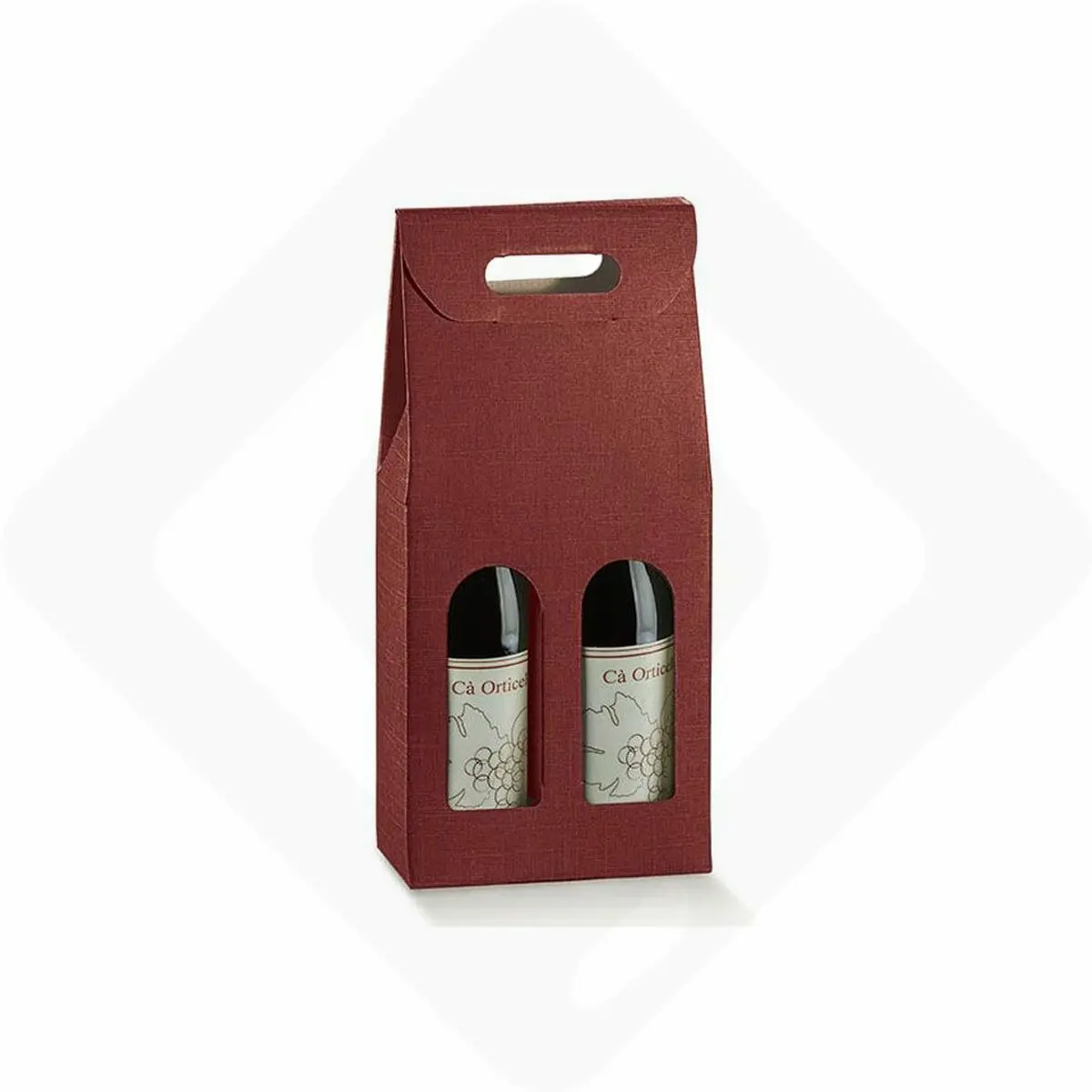 Tragkarton Seta Bordeaux 2 bott.