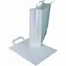 Papiertragetasche 26x10x33cm weiss Kraft 80gm2 Karton à 250Stk.