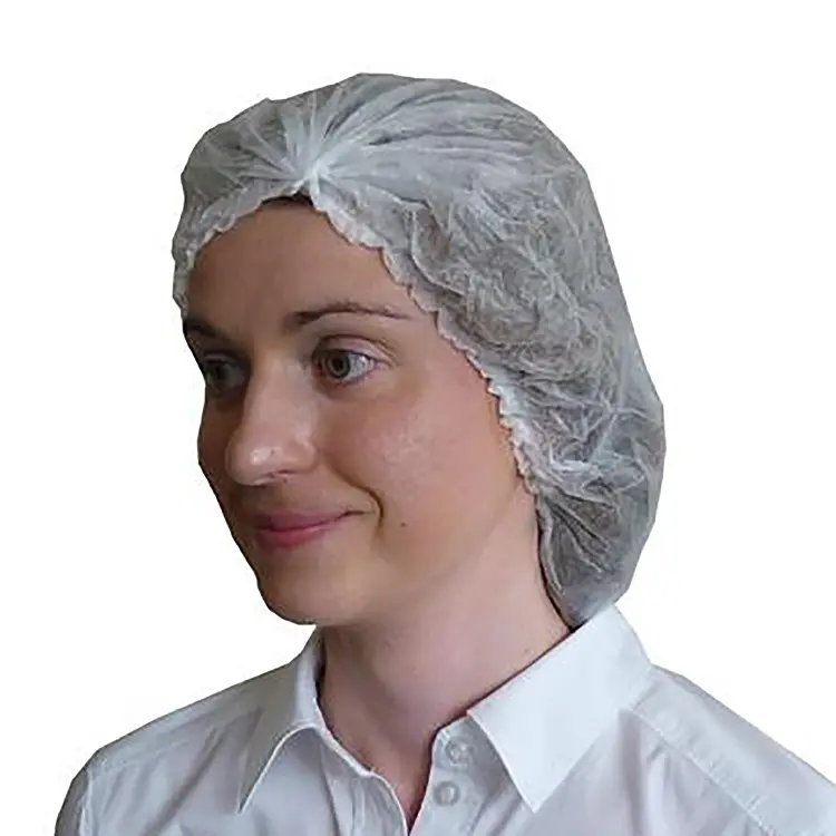 Einweg Kopfhaube Charlotte Clip PP, weiss, Karton à 200 Stück