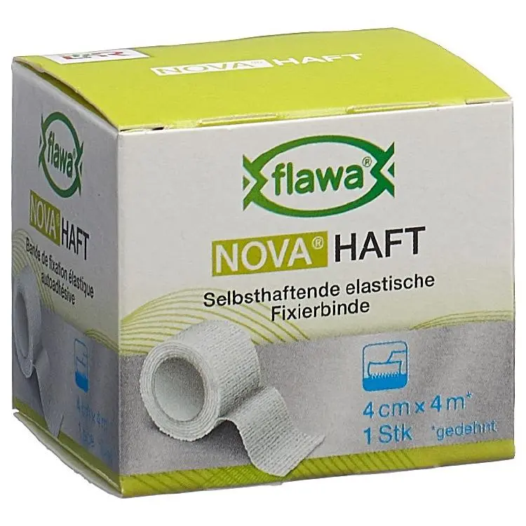 Fixierbinde Flawa Nova Haft unsteril 4.0 cm x 4.0 m