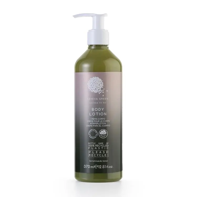 GENEVA GREEN Bodylotion 370mlV Krt à 18 Flaschen, versiegelt Flasche aus recykliertem PET