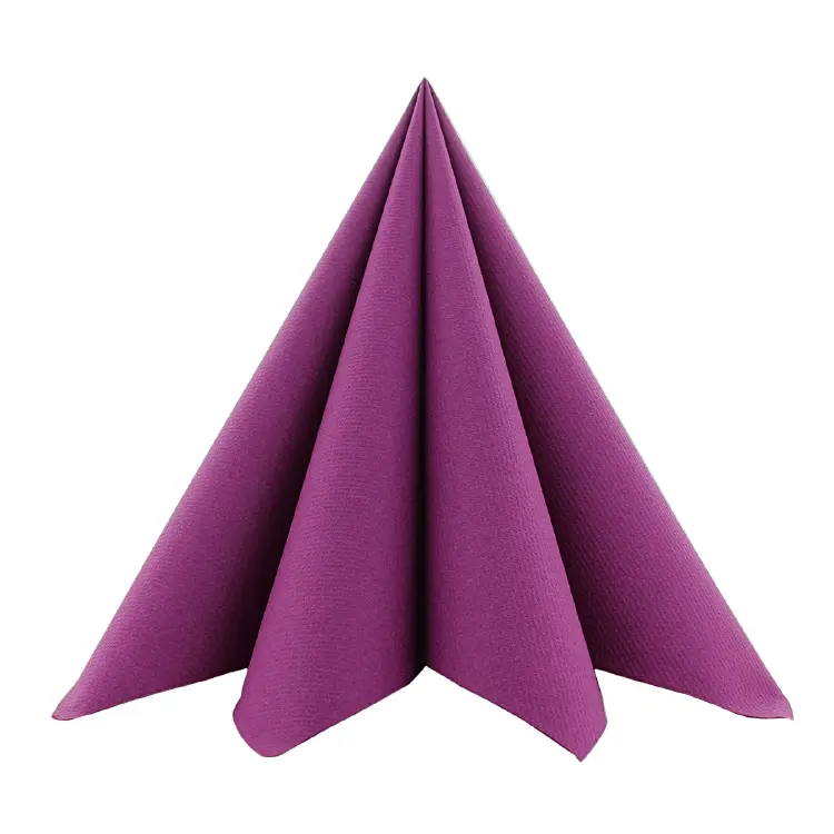 Servietten Mank uni 40x40cm Linclass 1/4-Falz 6x50Stk.