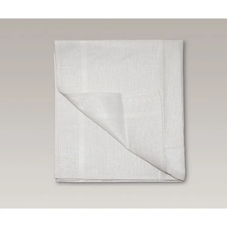 Servicetuch 50x70cm weiss ohne Einwebung aus49% Baumwolle, 51% Leinen