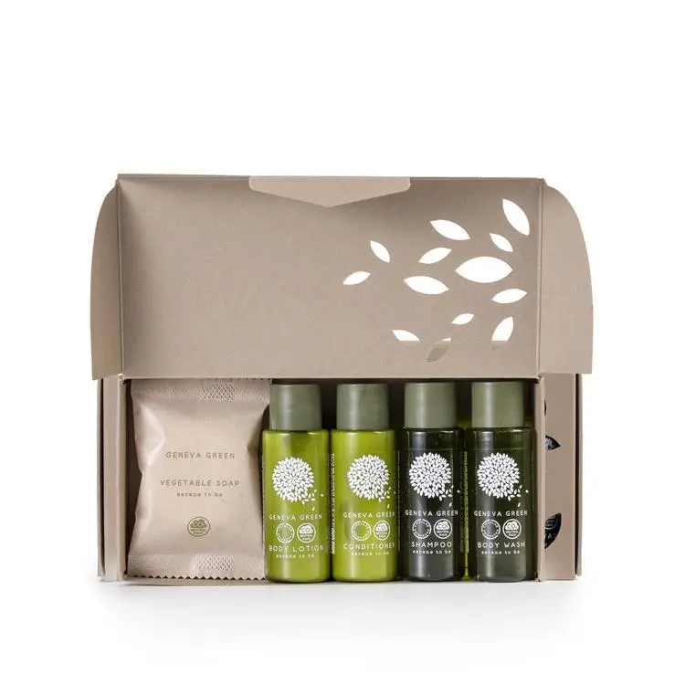 GENEVA GREEN Kosmetikset klein bestehend aus je 30ml Flakons Bodylotion, Shower&Bath,