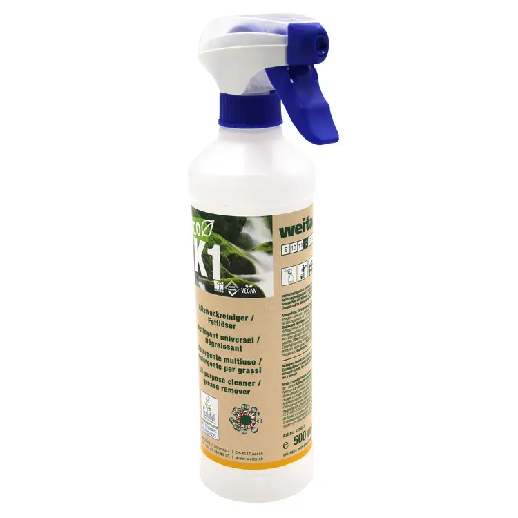 K1 Eco Allzweckreiniger für Oele, Fette, starke Verschmutzungen, 0.5 1 / 10 / 200 Liter