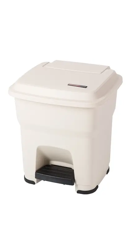 Treteimer 35L HERA S mit grossem Fusspedal und Sackhalterung, LxBxH: 390x390x440mm