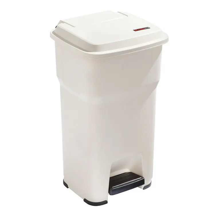 Treteimer 60L HERA M mit grossem Fusspedal und Sackhalterung LxBxH: 390x390x690mm