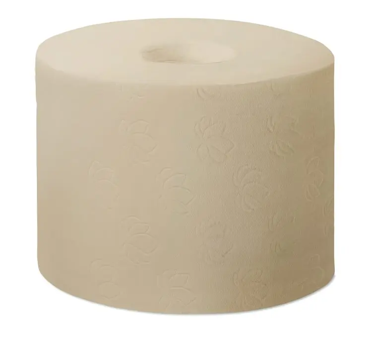 Toilettenpapier Tork Midi T7 natur, hülsenlos, 2-lag. B 9.3 cm, D 13.1 cm, Sack à 35 Rol.