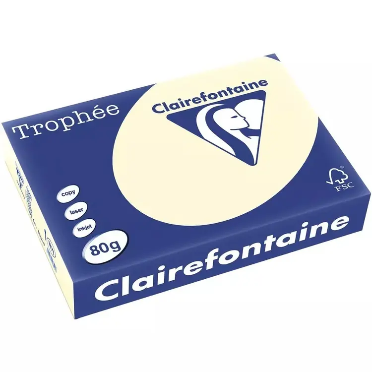 Kopierpapier Trophée A4 80 g/m2 Pastellfarben Pack à 500 Blatt