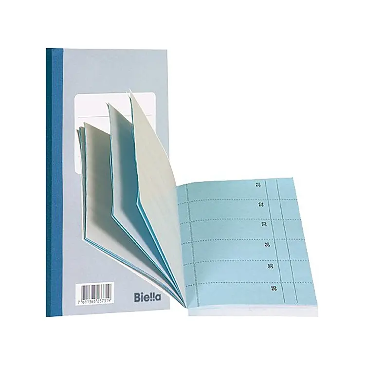 Bon-Block Biella 58030005, Bon-Format 95 x 38 mm, blau