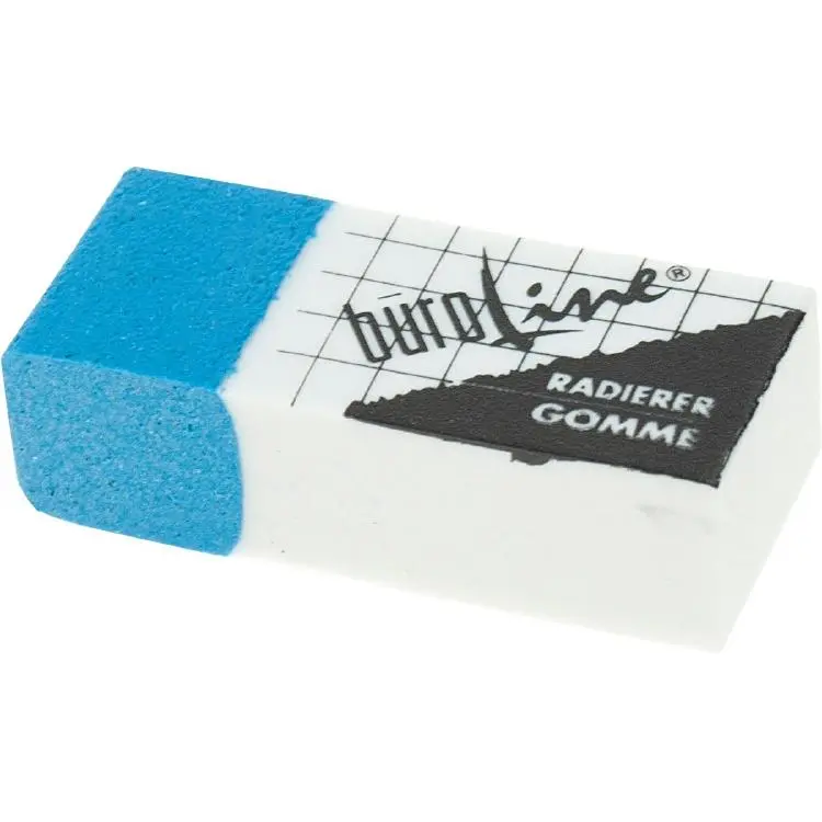 BÜROLINE Radierer 331397 für Tinte und Bleistift und auf Folien und Papier, weiss