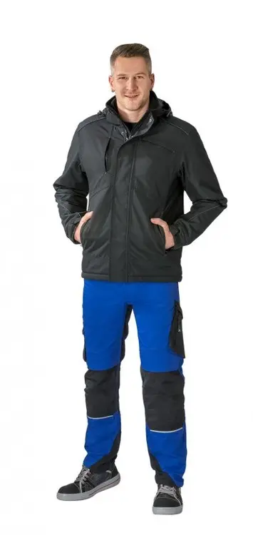 Herren Winterjacke Norit, schwarz