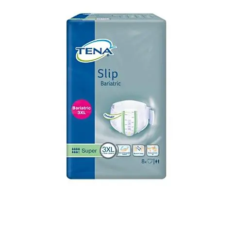 Tena Slip Super Bariatric XXXL atmungsaktive Windelhose blau im Beutel à 8 Stück