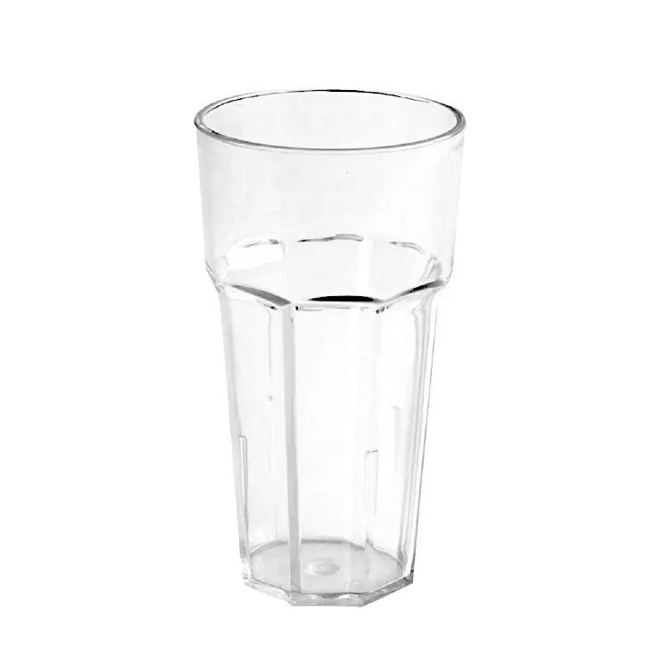 Mehrwegglas aus Polycarbonat glasklar, spülmaschinenfest in verschiedenen Ausführungen