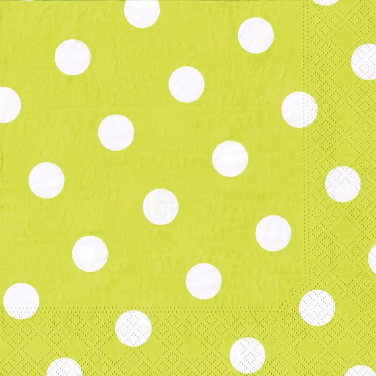Servietten Papstar Dots 3-lagig 1/4-Falz 40 x 40 cm 20er Pack