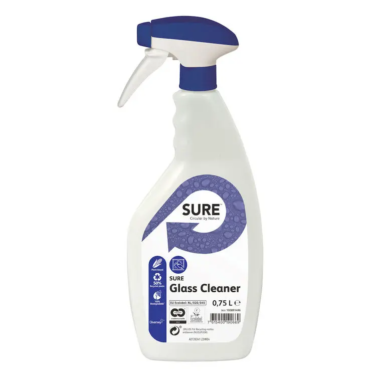 Glas- und Oberflächenreiniger SURE Glass Cleaner, Flasche à 750 ml / Kanister à 5 Liter
