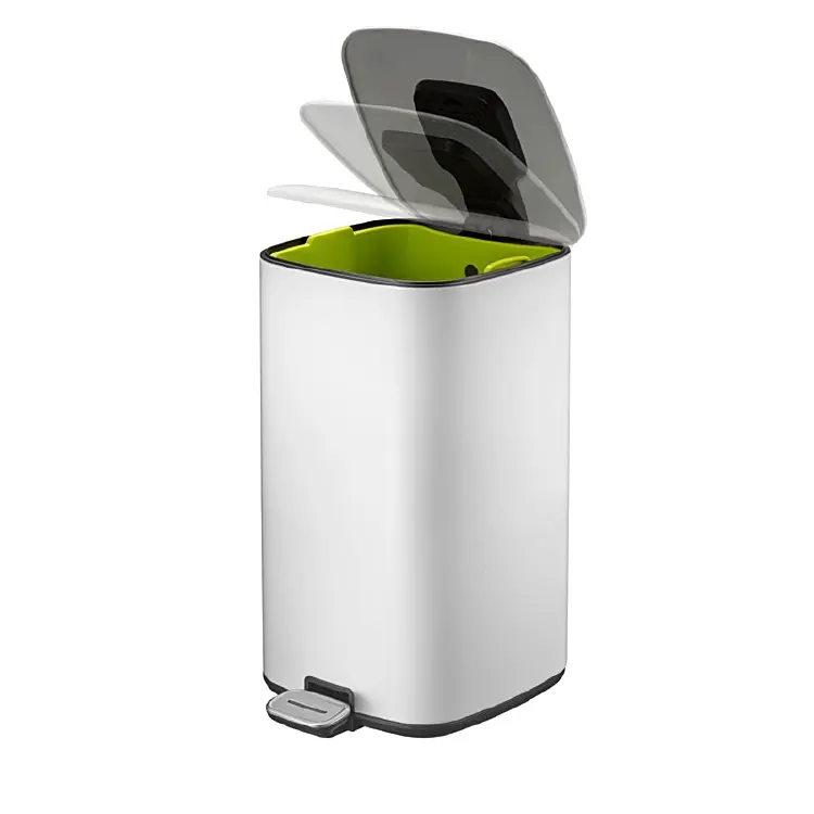 Treteimer 12L weiss EKO Belle