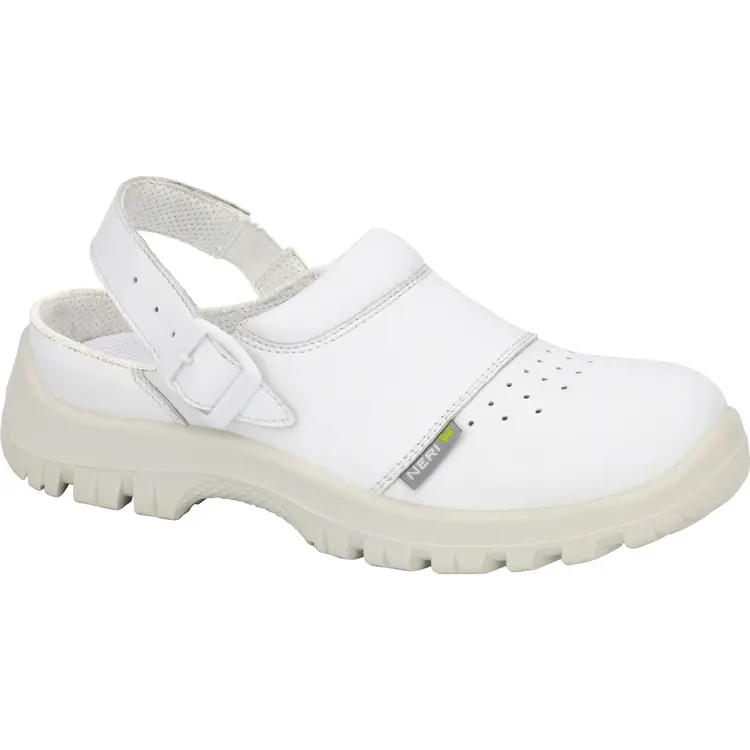 SB Sicherheitssandale NERI NAXOS aus Mikrofaser, weiss