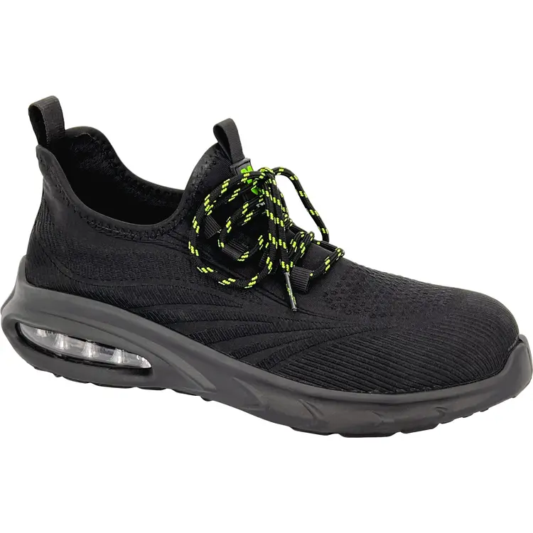 S1PL Sicherheitsschuh NERI RUSH 998 FO SR ESD aus technischem Feinstrick, schwarz