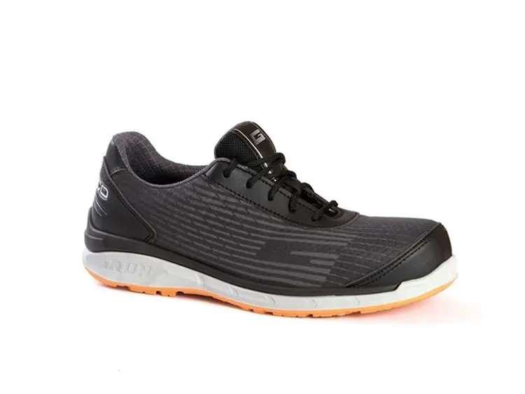S1P Halbschuh OROSHI Giasco aus MICROWASH schwarz