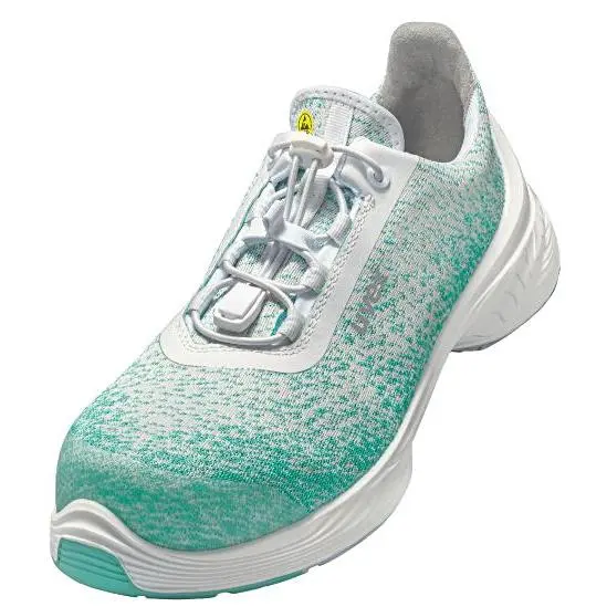 S1P Sicherheits-Halbschuh Uvex weiss 68232, planet, Weite 11 aus 100% recyceltem Polyester