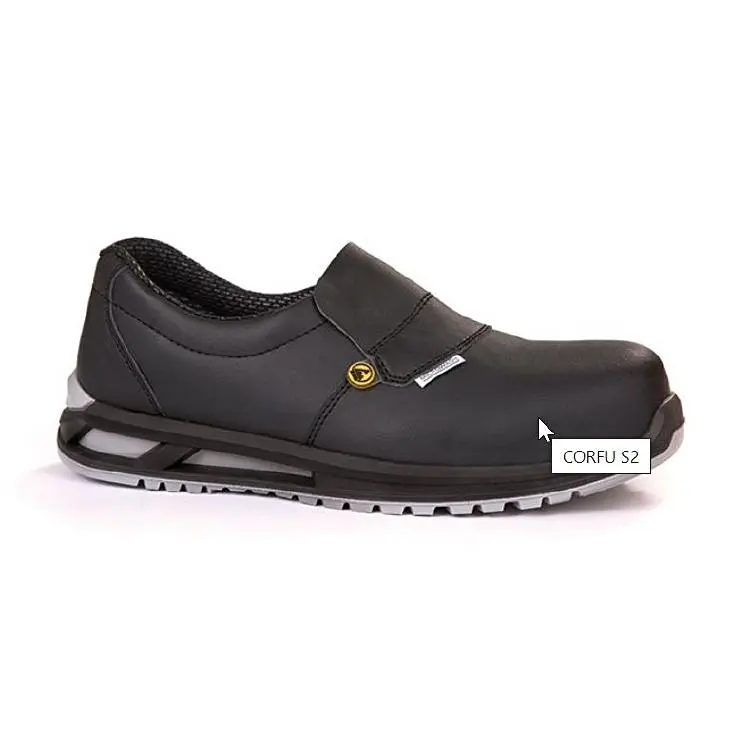 S2 Sicherheits-Halbschuh Giasco CORFU schwarz SRC, ESD Metallfrei