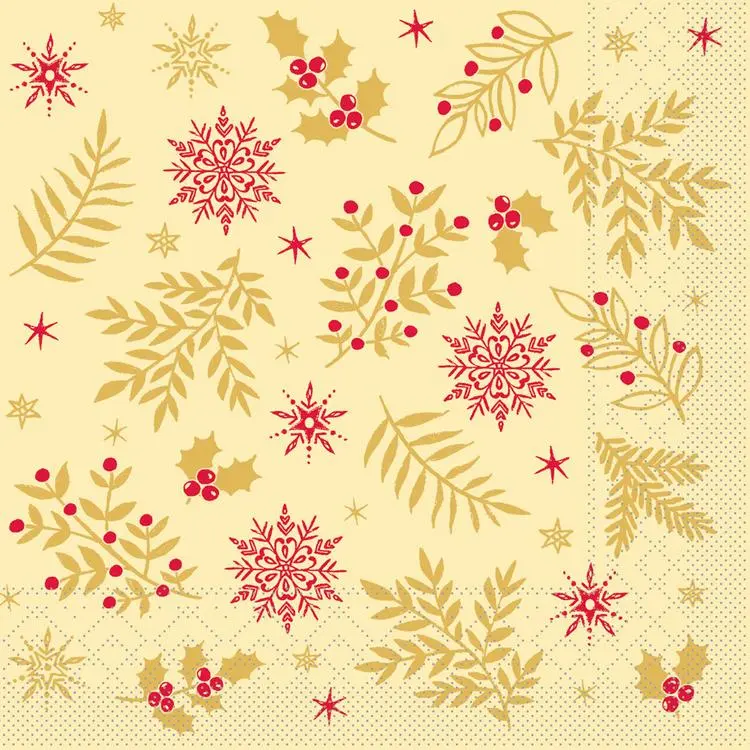 Motiv Servietten Tissue Mank 33 x 33 cm, 1/4 Falz mit verschiedenen Motiven