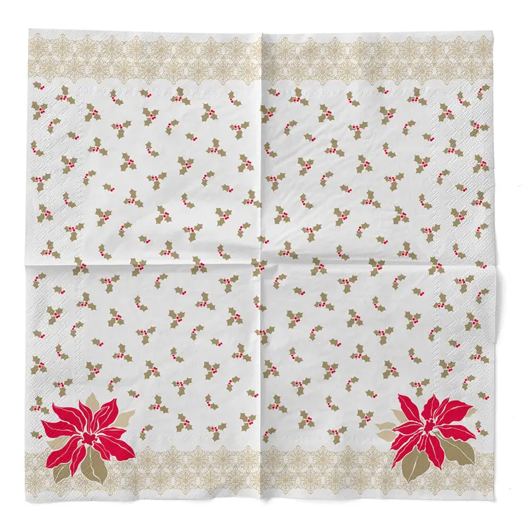 Motiv Servietten Tissue Mank 33 x 33 cm, 1/4 Falz mit verschiedenen Motiven