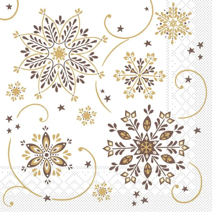 Motiv Servietten Tissue Mank 33 x 33 cm, 1/4 Falz mit verschiedenen Motiven