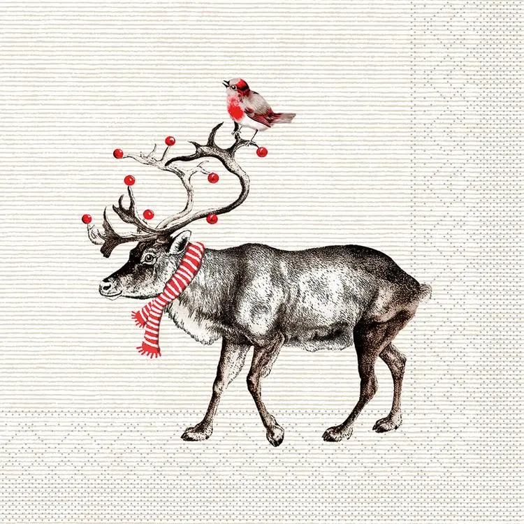 Motiv Servietten Tissue Mank 33 x 33 cm, 1/4 Falz mit verschiedenen Motiven
