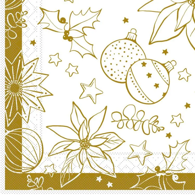 Motiv Servietten Tissue Mank 40 x 40cm 1/4 Falz 3-lagig mit verschiedenen Motiven