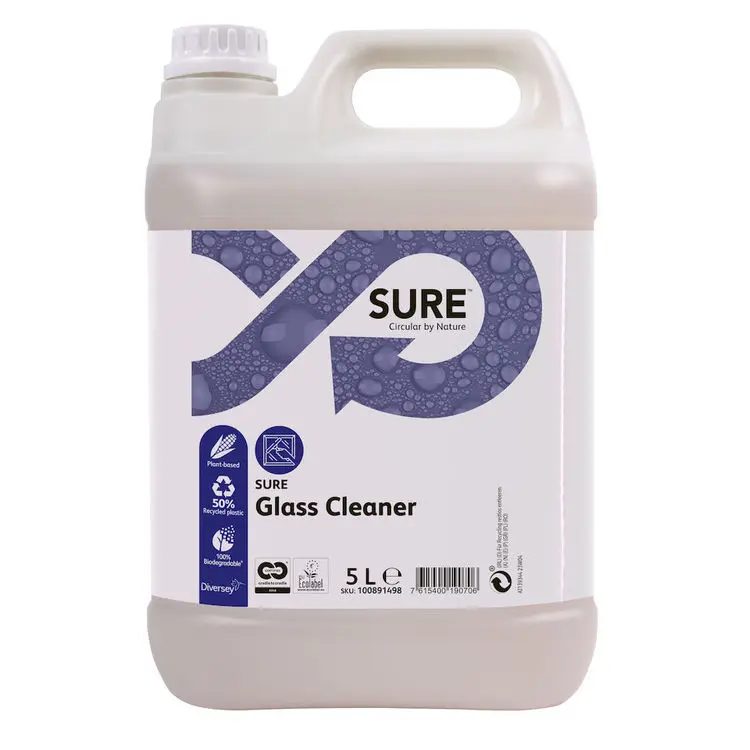 Glas- und Oberflächenreiniger SURE Glass Cleaner, Flasche à 750 ml / Kanister à 5 Liter