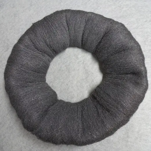 Steel wool ring for crystallisation