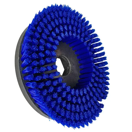 Scrubbing brush blue