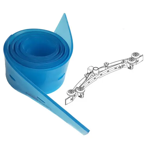 Rubber blade oil resistant