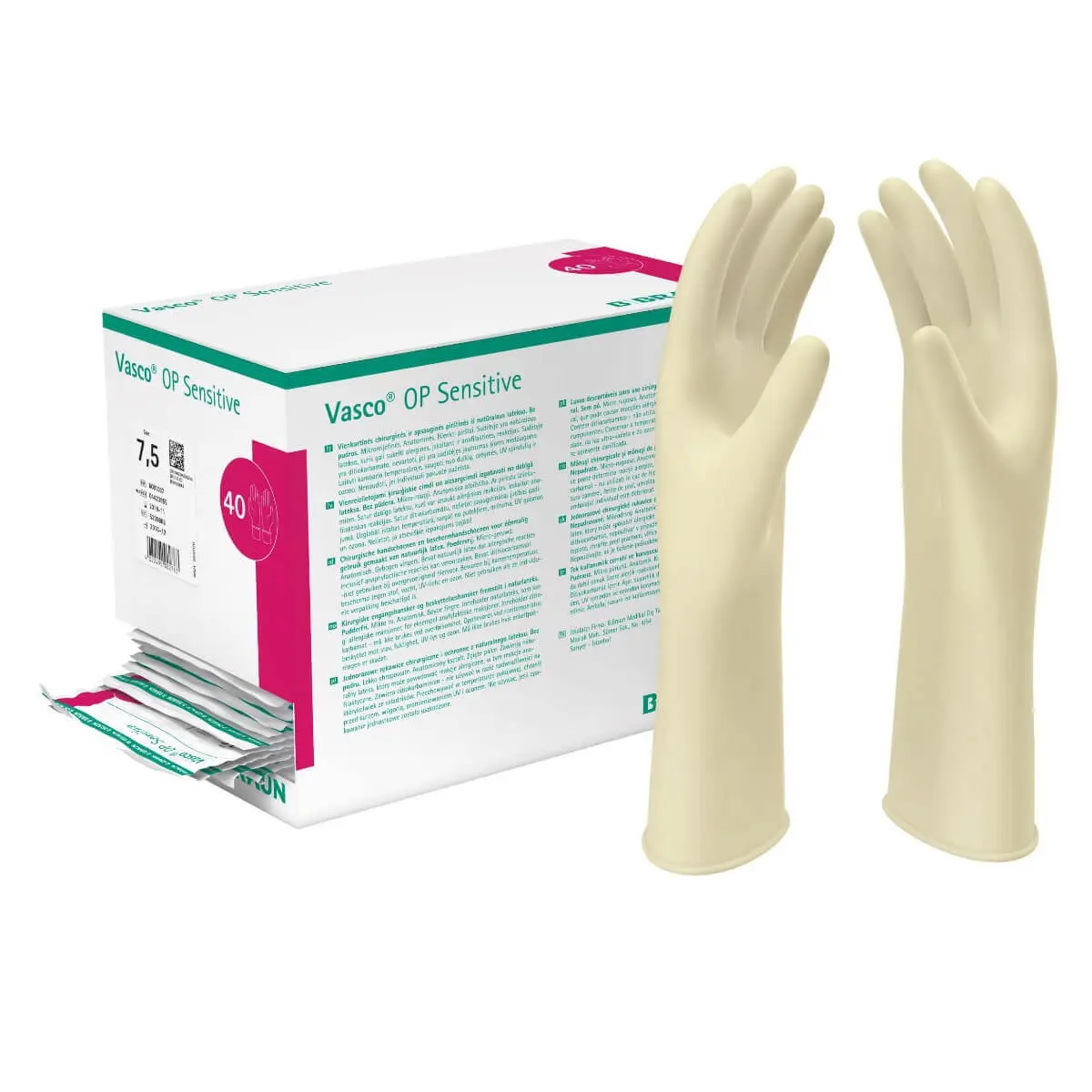 B. Braun Vasco OP Sensitive Latex-Operationshandschuhe