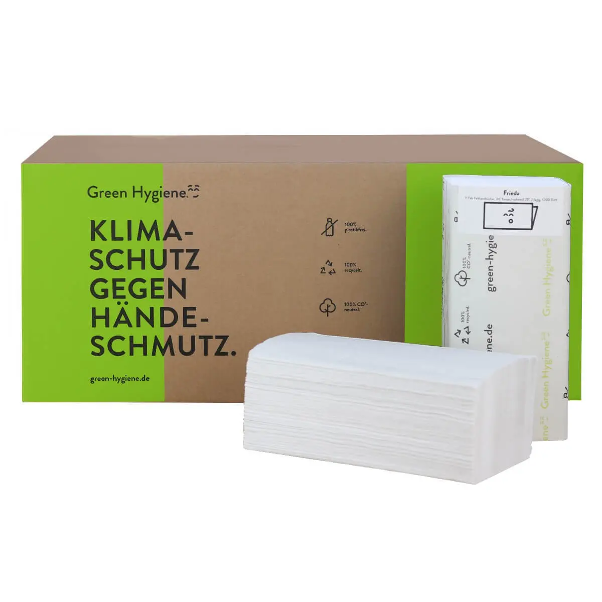 Green Hygiene FRIEDA Falthandtücher