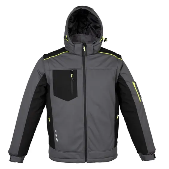 Giubbino soft shell impermeabile e imbottito 96% pol. 4% ea 320 gr+160 gr