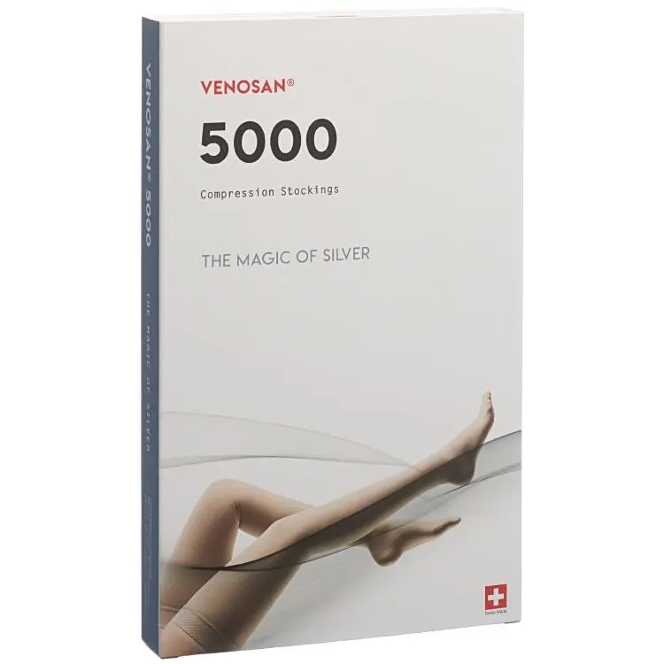 VENOSAN 5000 AD Ccl. 2 Grösse S/M/L/XL diverse Farben lang offener Fuss