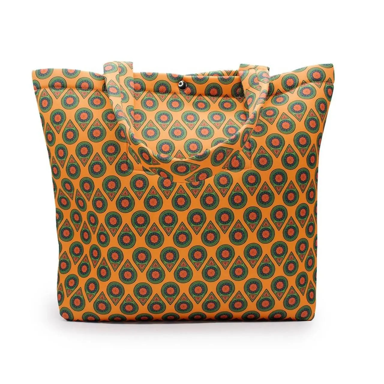 Kenya Orange Shopper Bag