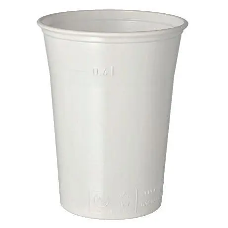 Trinkbecher weiss, PS